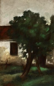Stefan Luchian - Curtea lui Mos Gheorghe din Brebu
