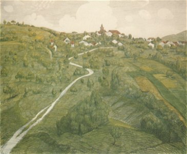 Steinlen, Theophile Alexandre - Belmont bei Lausanne