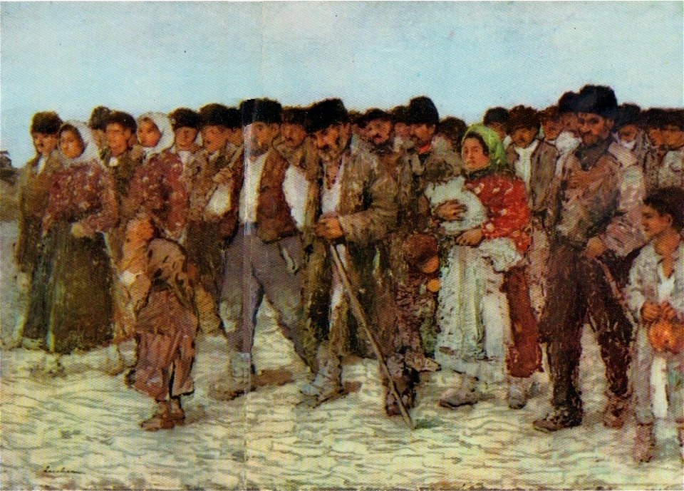 Stefan Luchian - La impartitul porumbului