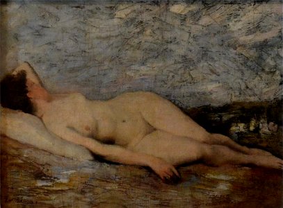 Stefan Luchian - Nud culcat in peisaj
