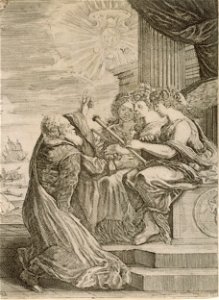 Stefano Della Bella - Frontispiece for the Opere di Galileo Galilei - Google Art Project