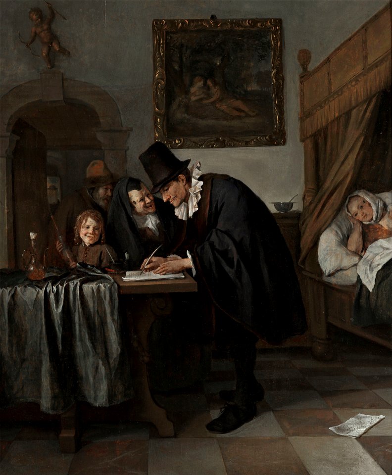 Jan Havicksz. Steen - The Doctor's Visit - Google Art ProjectFXD