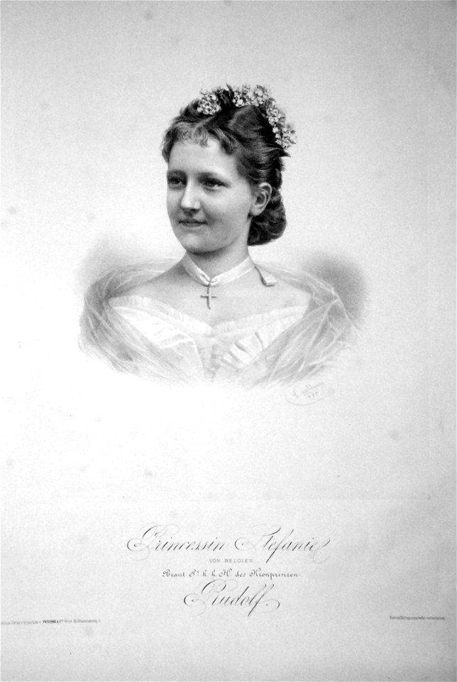 Stephanie von Belgien Litho