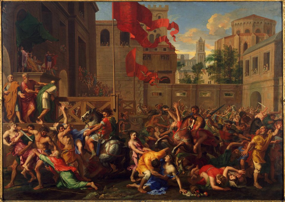 Stella, Jacques, The Rape of the Sabines, mid 17th century