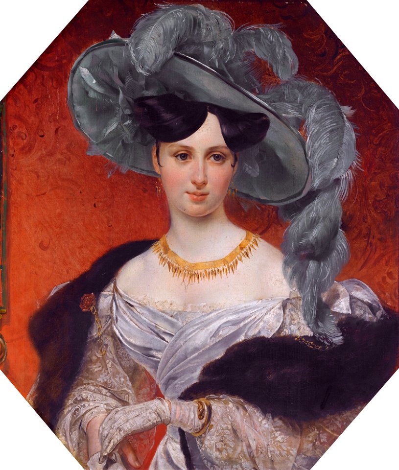 Stephanie Radziwil (1809-1832), by Russian School of the 19th century