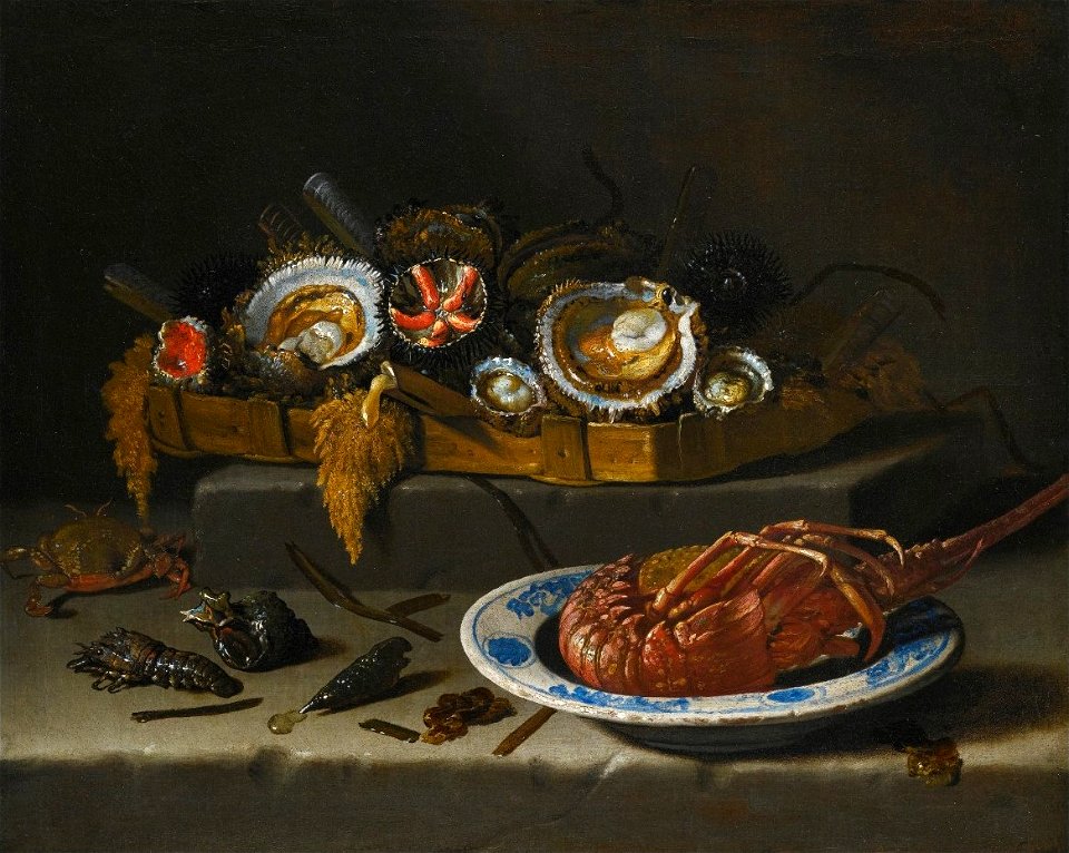 Still Life of the Fruits of the Sea by Giuseppe Recco