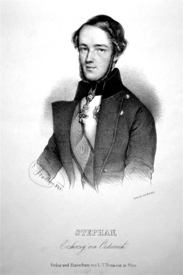 Stephan von Österreich Stadler Litho
