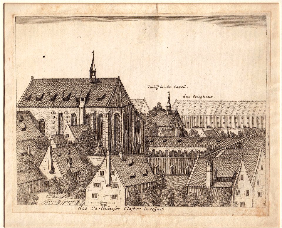 Stich - Nürnberg - Karthäuserkloster - Boener - um 1700 - Free Stock ...