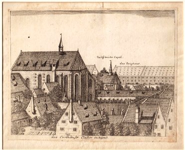 Stich - Nürnberg - Karthäuserkloster - Boener - um 1700