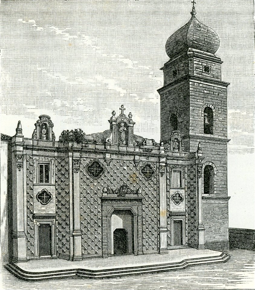 Stigliano chiesa di Sant’Antonio xilografia