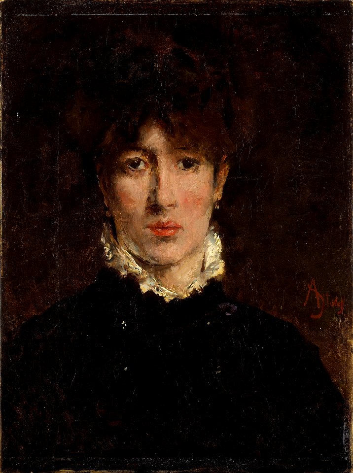 Alfred Stevens Portrait Sarah Bernhardt