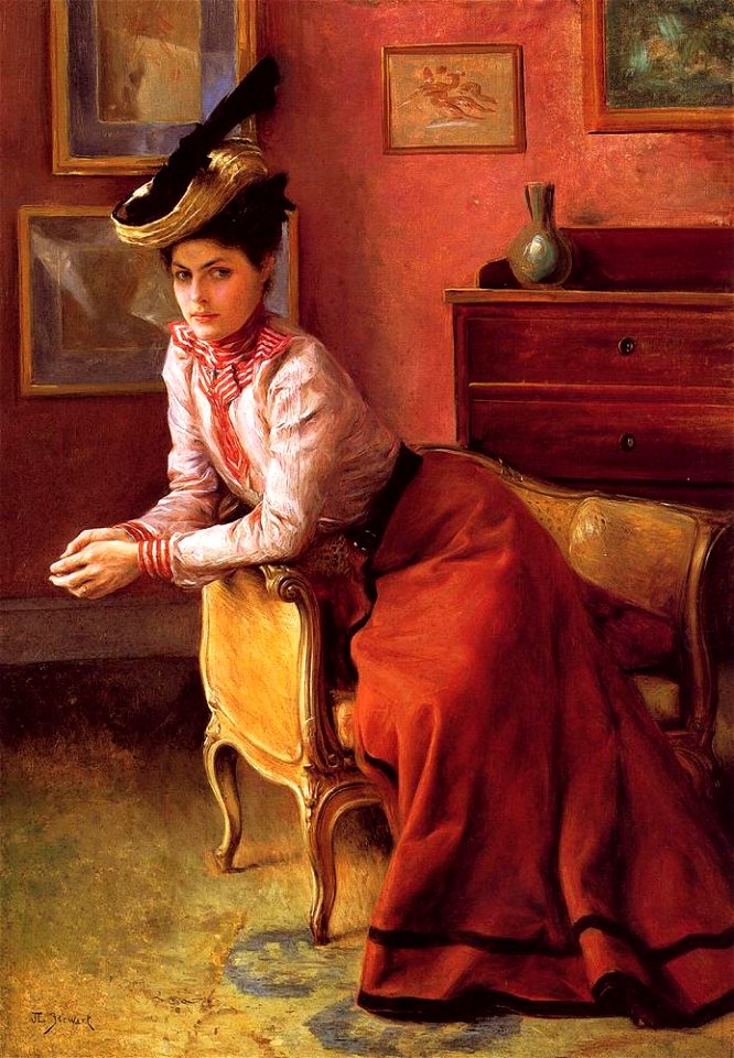 Julius LeBlanc Stewart - Elegante au sofa