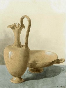 Still life with jug and bowl Augusto Giacometti (1895)