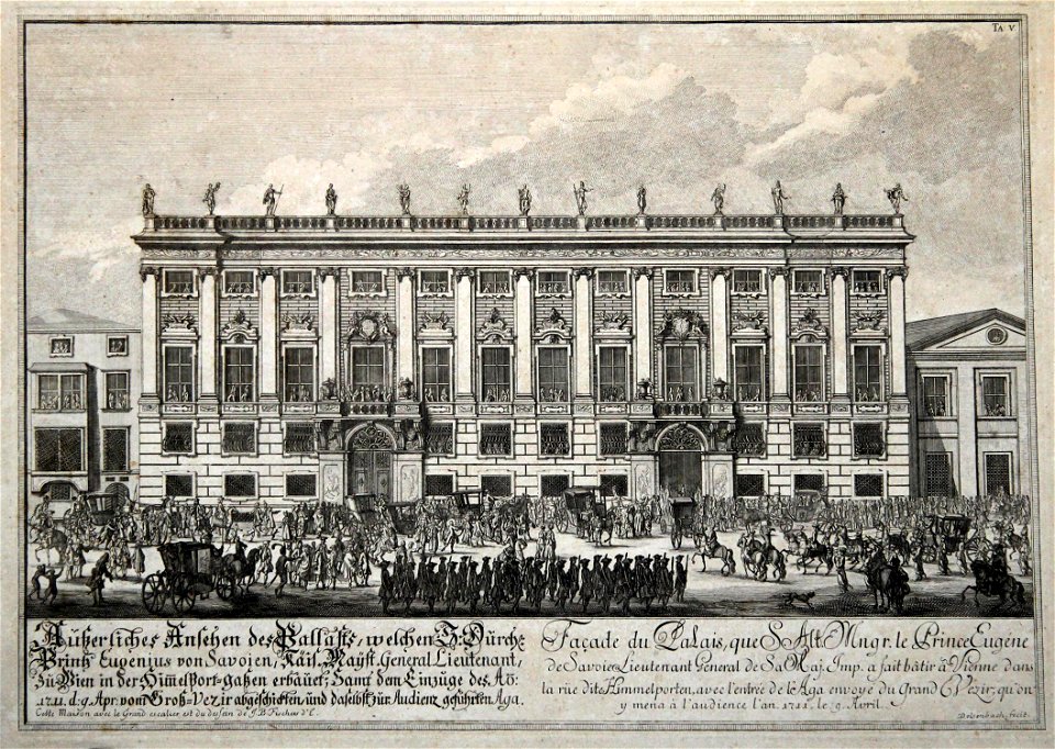Stich - Wien - Winterpalais - Prinz Eugen - Delsenbach