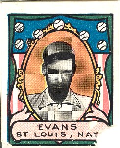 Steve Evans, St. Louis Cardinals, baseball card portrait LCCN2007683844