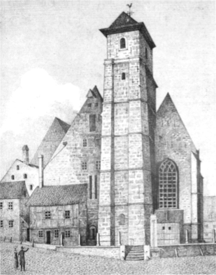 Stephanikirche Bremen 1830 - Free Stock Illustrations | Creazilla