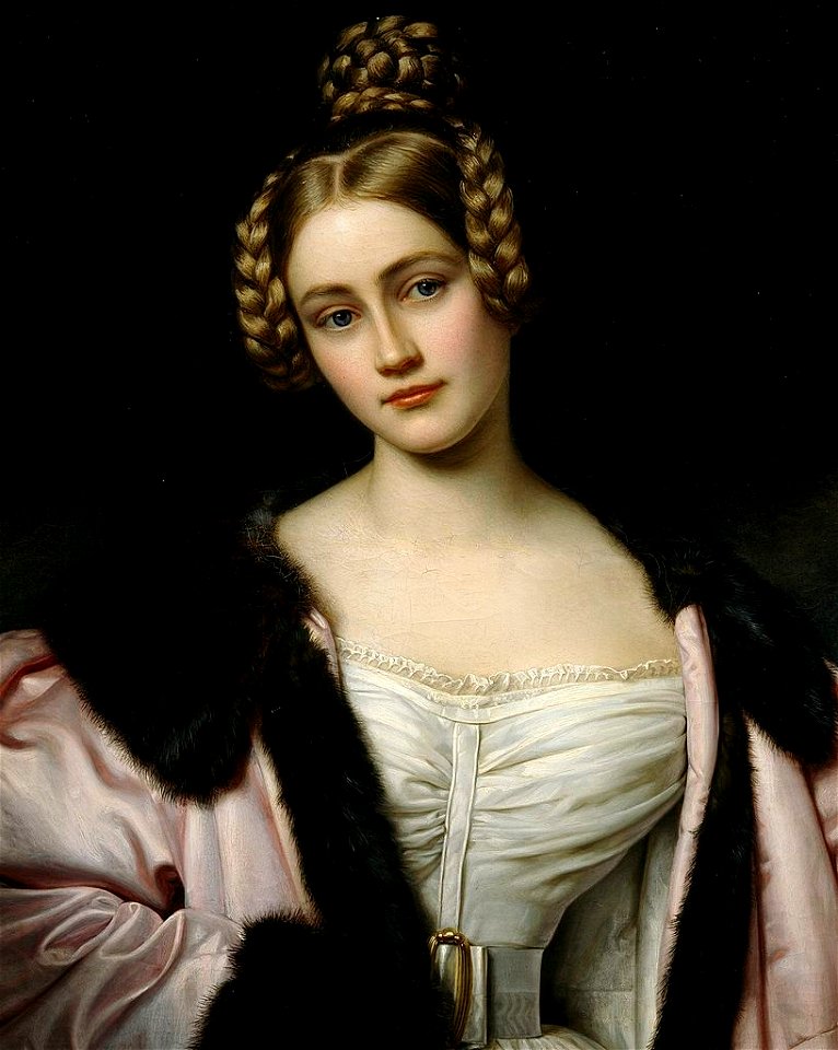 Stieler - Portrait of Caroline Grafin von Holnstein