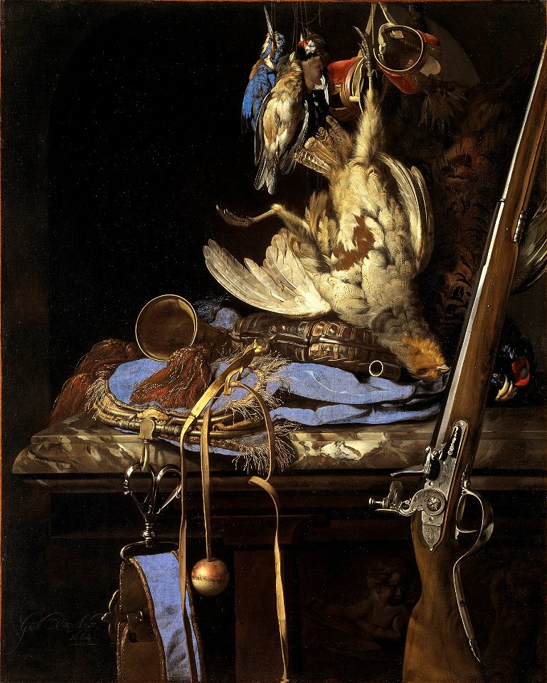 Still Life with Hunting Gear (Willem van Aelst) - Nationalmuseum - 17251