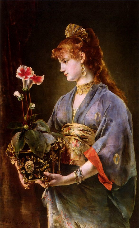 Stevens Alfred Reverie - Portrait of a Woman