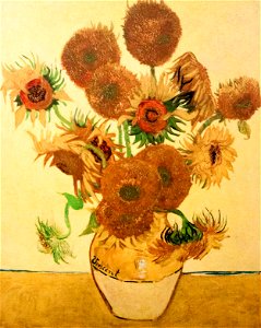 Still Life - Vase with Fifteen Sunflowers (JH 1667) - My Dream