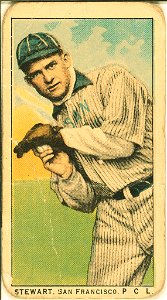 Stewart, San Francisco Team, baseball card portrait LCCN2008677340