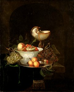 Still Life with Fruit and a Nautilus Goblet (Nicolaes van Gelder) - Nationalmuseum - 19411
