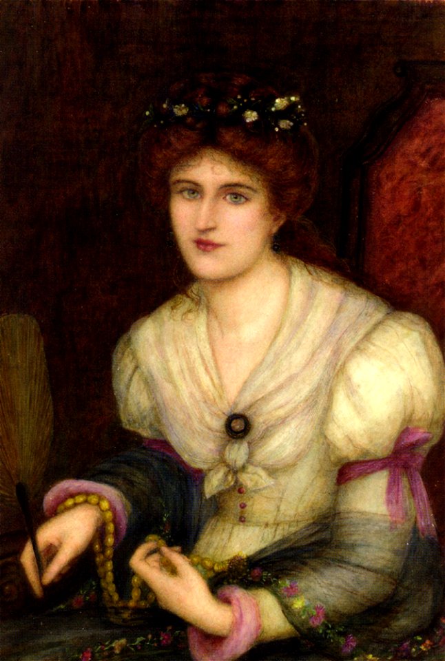 Marie Spartali Stillman - Self Portrait