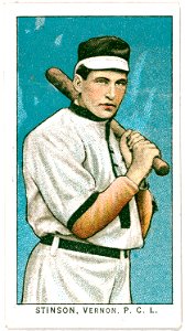 Stinson, Vernon Team, baseball card portrait LCCN2007685590