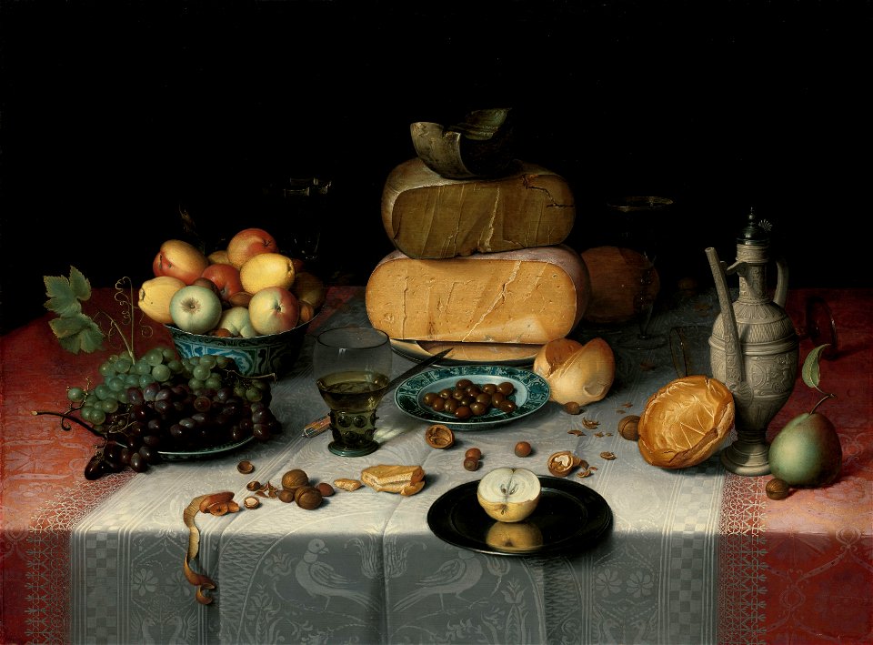 Stilleven met kazen Rijksmuseum SK-A-4821