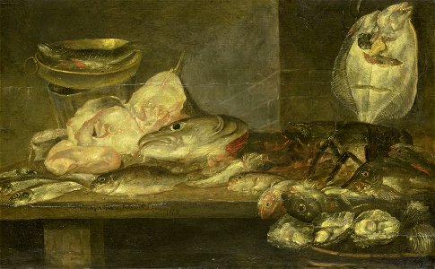 Stilleven met vis Rijksmuseum SK-A-1481