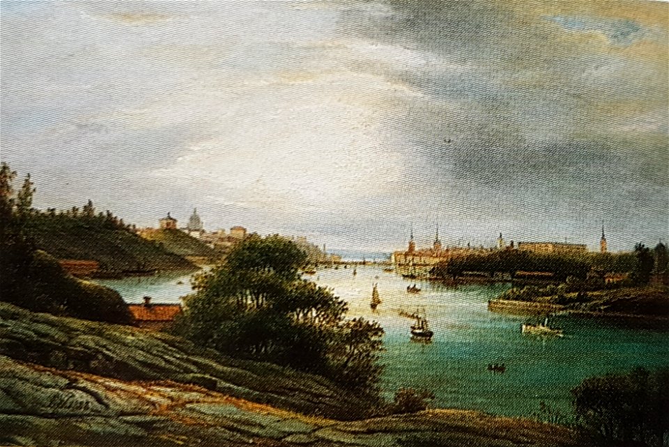 Stockholm från Hästholmen x Ernfried Wahlqvist