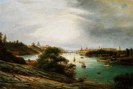 Stockholm från Hästholmen x Ernfried Wahlqvist