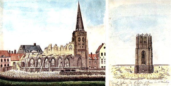StMartinus, Wyck - Sloop oude kerk, Ph v Gulpen, 1855-57