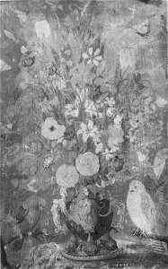 Still Life with a Vase of Flowers and Two Birds (Joris Hoefnagel) - Nationalmuseum - 25667