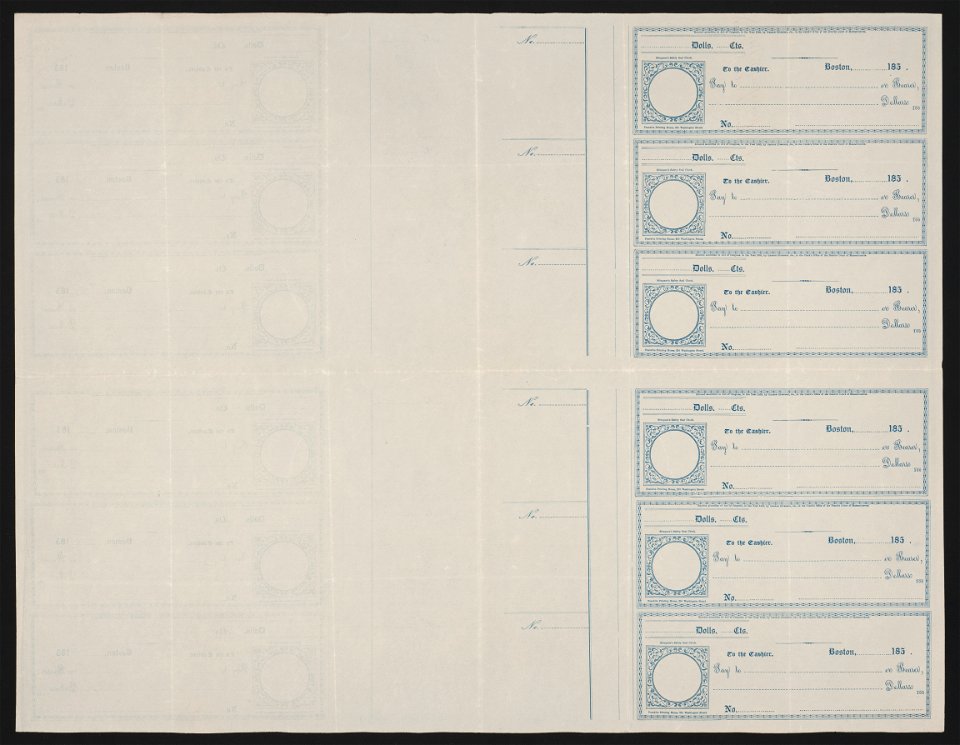Stimpson's safety seal checks - Franklin Printing House, 210 Washington Street. LCCN2003681849