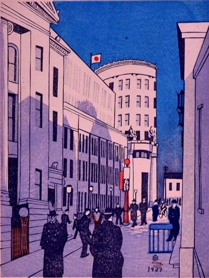 Stock Exchange at Kabutochō; Koizumi Kishio