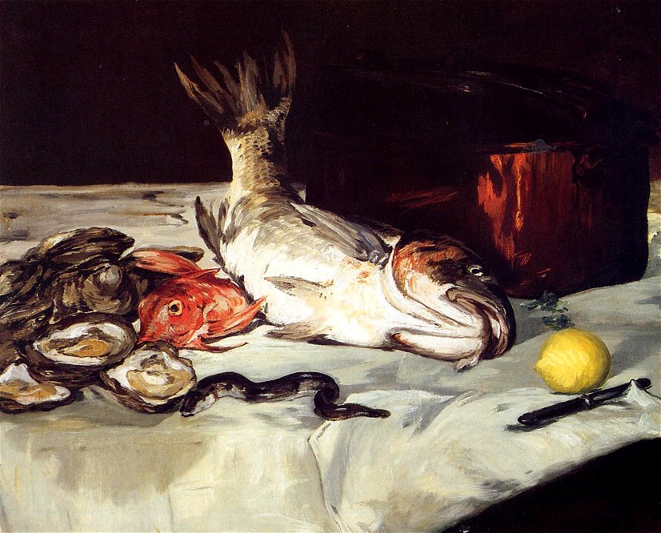 Still Life with Fish 1864 Edouard Manet