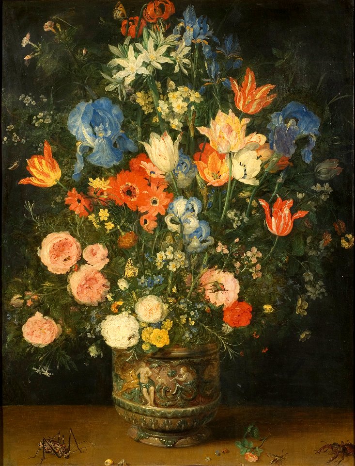 Still Life with Flowers and Insects (Jan Bruegel d.ä.) - Nationalmuseum - 18102
