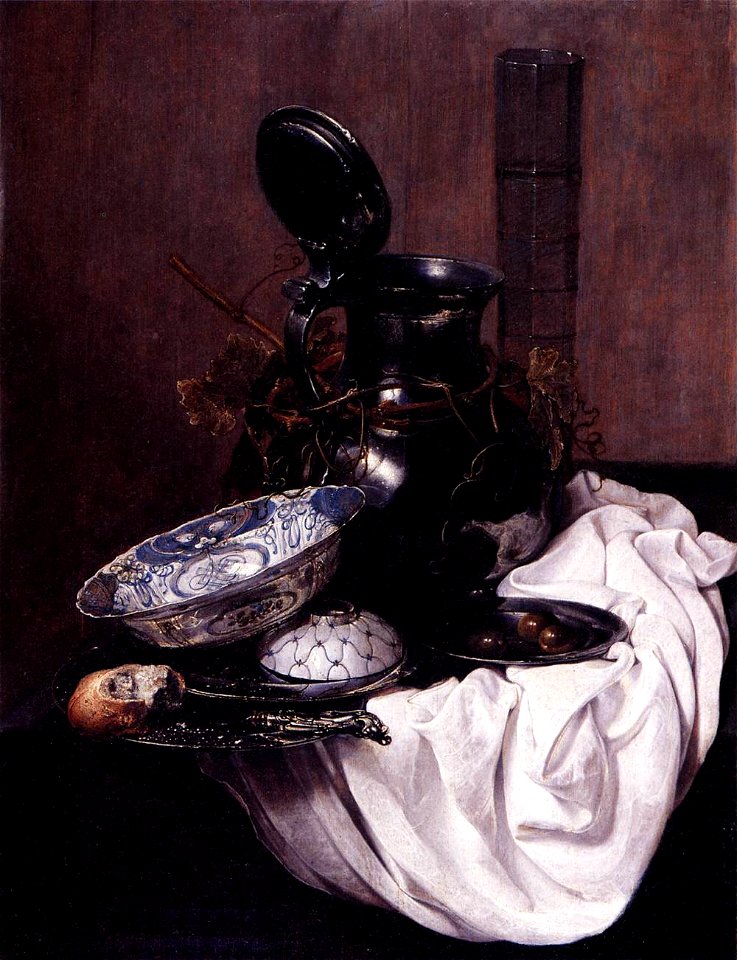 Still Life with Pewter Jug 1645 Jan Jansz Treck