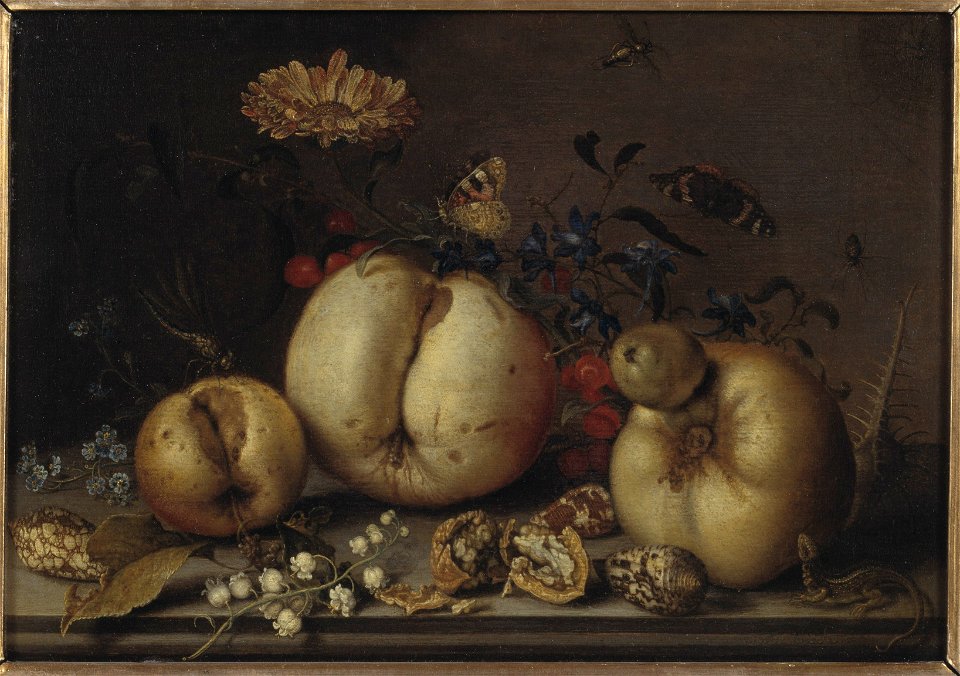 Still Life with Fruit and Shells (Balthasar van der Ast) - Nationalmuseum - 21926
