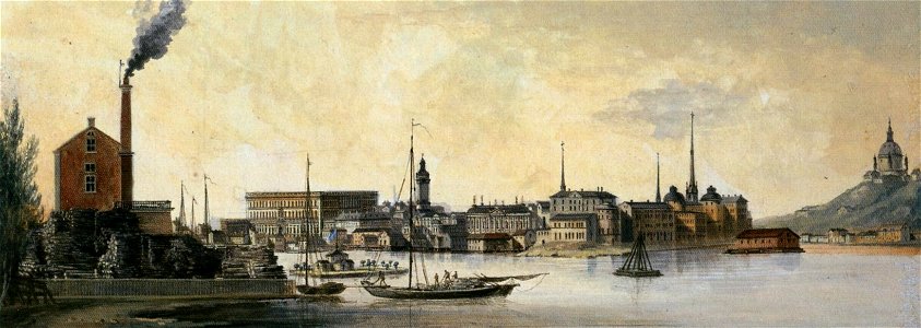 Stockholm från Kungsholmen 1808