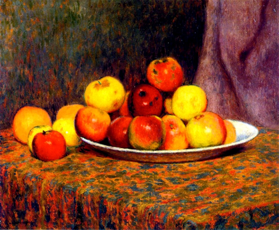 Still Life with Apples by Federico Zandomeneghi