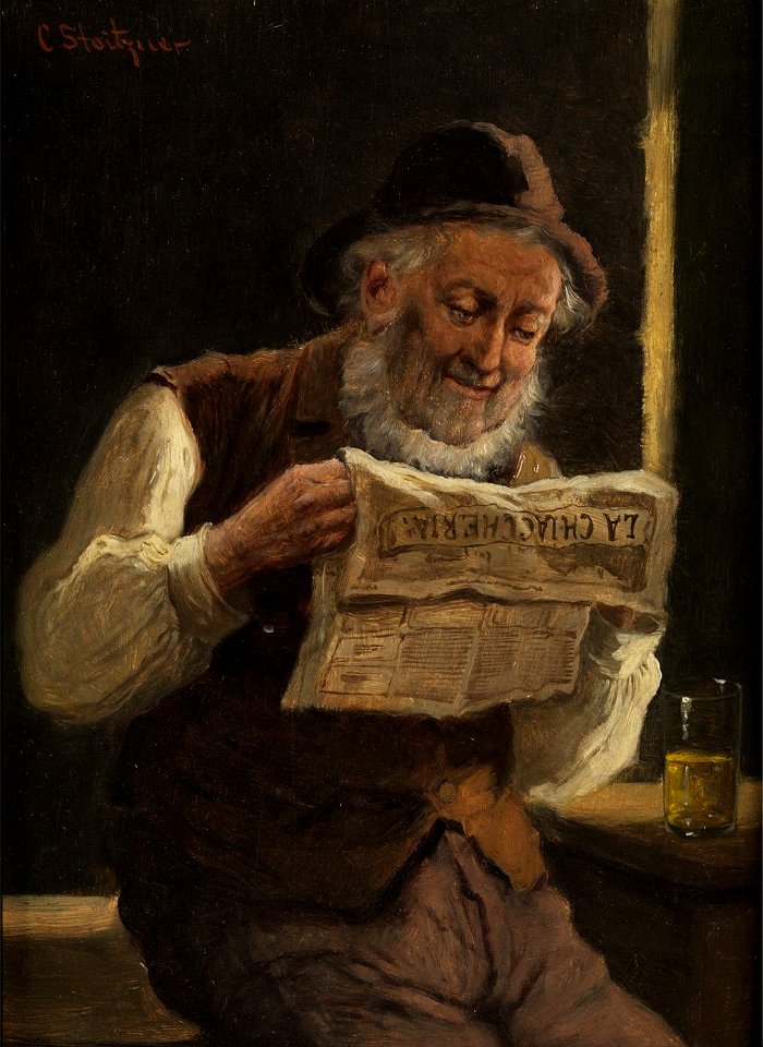 Stoitzner Zeitungsleser 1