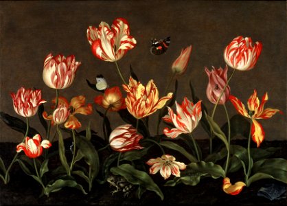 Still Life with Tulips (Johannes Bosschaert) - Nationalmuseum - 23715