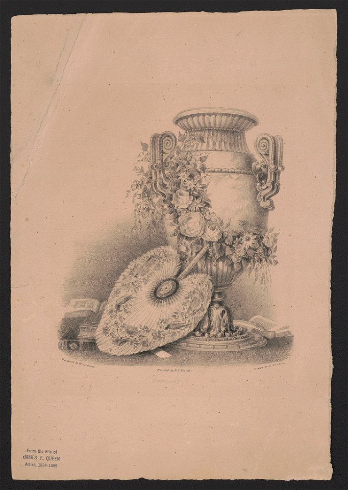 Still life with urn) - designed by W. Croome ; drawn by A. Newsam ; printed by P.S. Duval LCCN2014648359