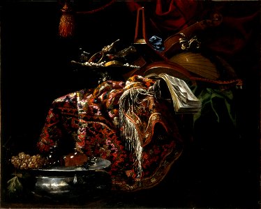 Still Life with Musical Instruments P390
