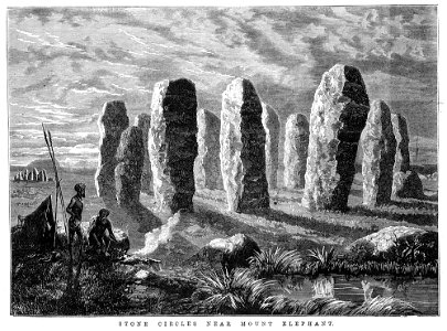 Stone circles near Mount Elephant 1877