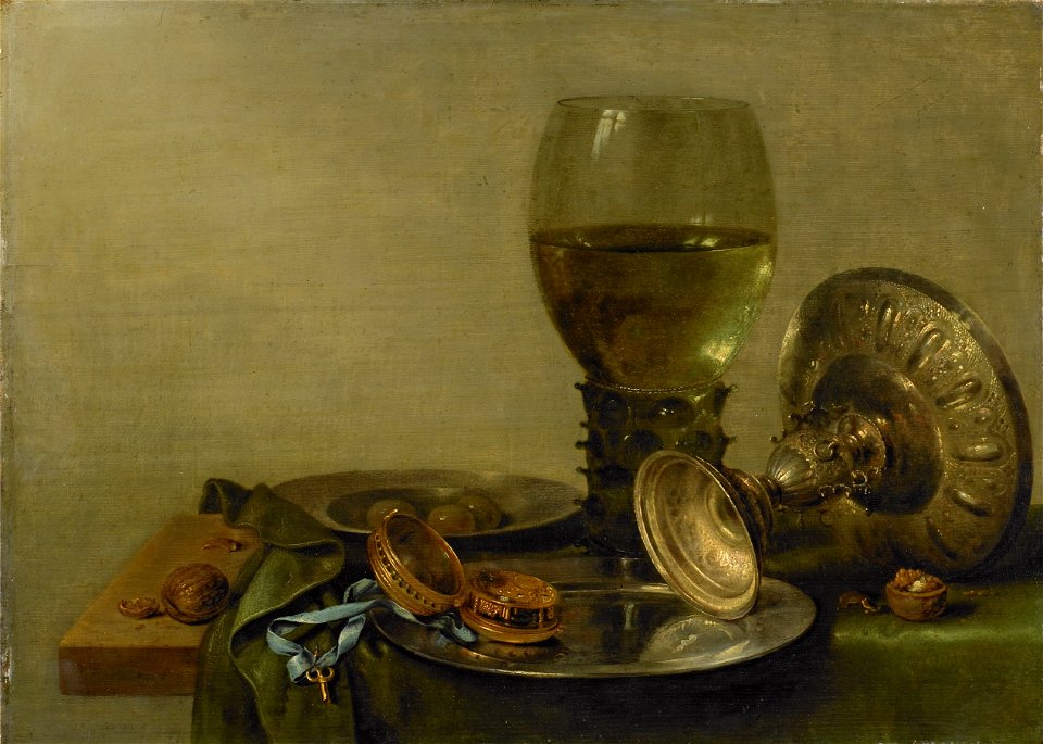 Stilleven met een zilveren tazza Rijksmuseum SK-C-1694