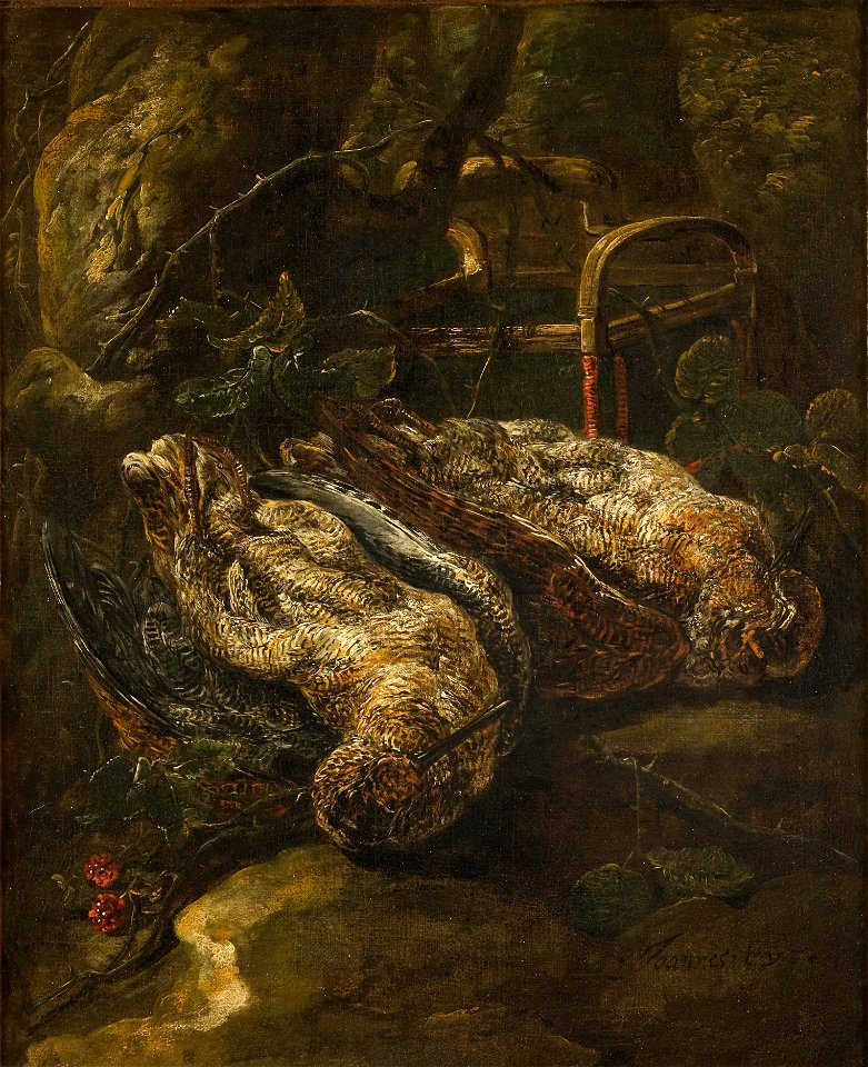 Still Life with Woodcocks (Jan Fyt) - Nationalmuseum - 17439