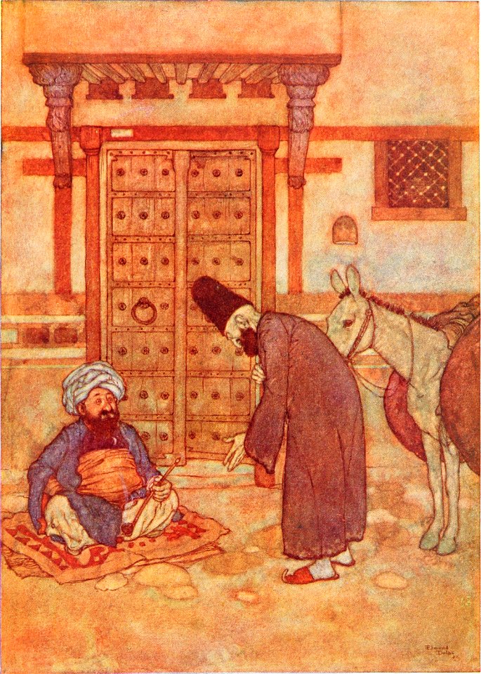 Stories from the Arabian nights - colour plate at page 109